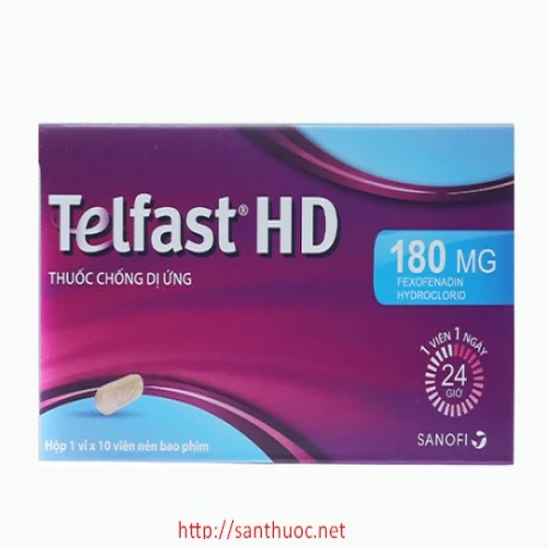 Telfast 180mg - Thuốc chống dị ứng hiệu quả