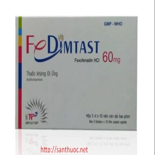 Fedimtast 60mg - Thuốc điều trị dị ứng hiệu quả