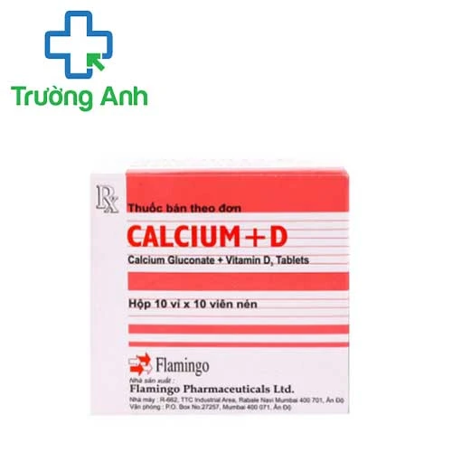 CALCIUM+D - Điều trị thiếu hụt Vitamin D của Ấn Độ