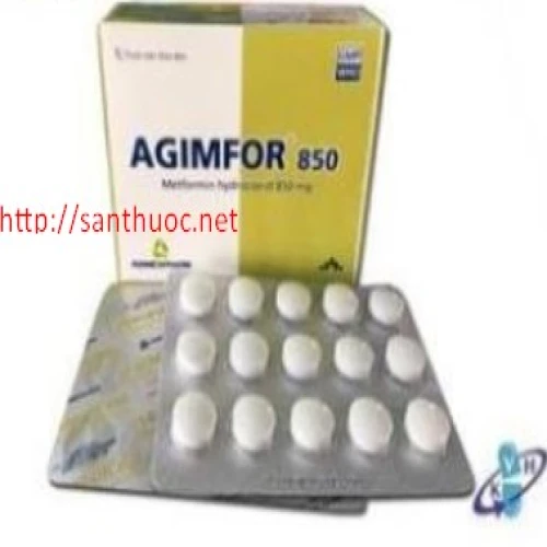 Agimfor 850mg - Thuốc điều trị bệnh đái tháo đường hiệu quả