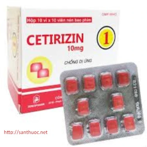 Cetirizin 10mg Hadico - Thuốc chống dị ứng hiệu quả