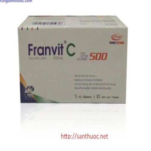 Franvit C 500mg - Giúp bổ sung vitamin C hiệu quả