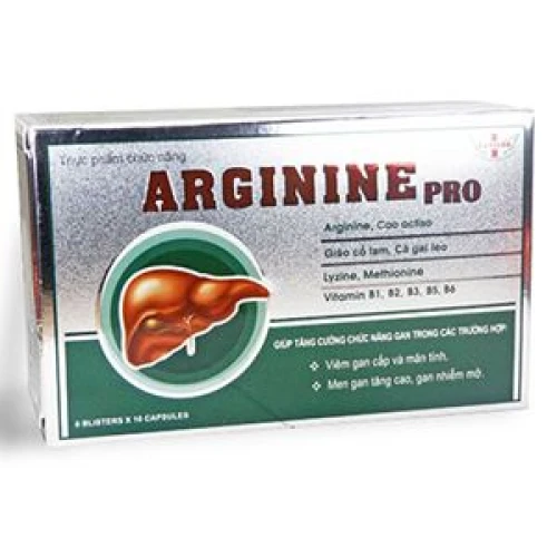 ARGININ PRO hỗ trợ và điều trị các triệu chứng rối loạn chức năng gan