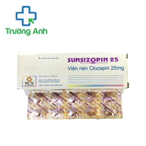 Sunsizopin 25mg - Thuốc điều trị tâm thần phân liệt của Ấn Độ