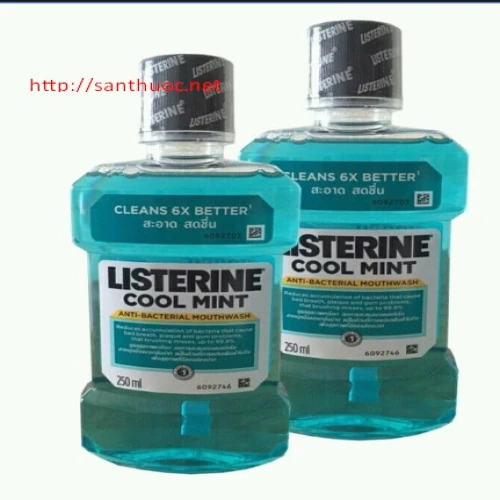 Listerin 250 cặp - Nước súc miệng hiệu quả