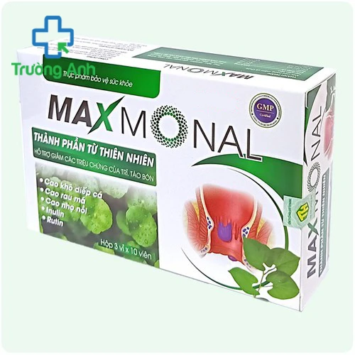 Maxmonal - Hỗ trợ điều trị táo bón, bệnh trĩ của TH Pharma