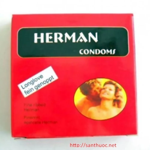 Herman vàng-đỏ - Bao cao su tránh thai hiệu quả