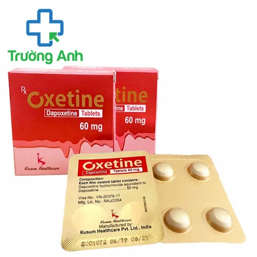Oxetine 60mg - Thuốc chữa xuất tinh sớm cho nam giới của Ấn Độ