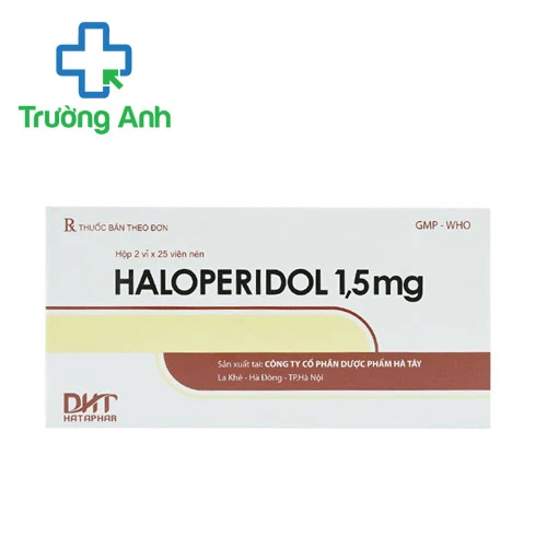 Haloperidol 1,5mg Hataphar - Thuốc điều trị rối loạn tâm thần