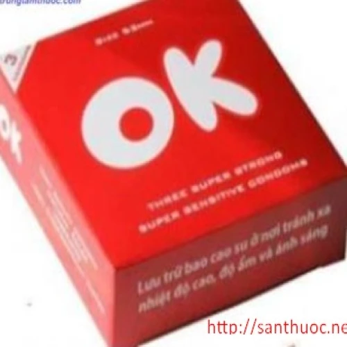 OK đỏ Box.12 - Bao cao su tránh thai hiệu quả