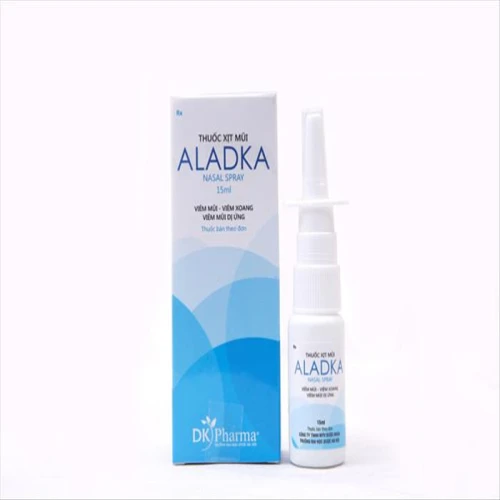 Thuốc xịt mũi Aladka hỗ trợ điều trị các bệnh về viêm và dị ứng mũi họng