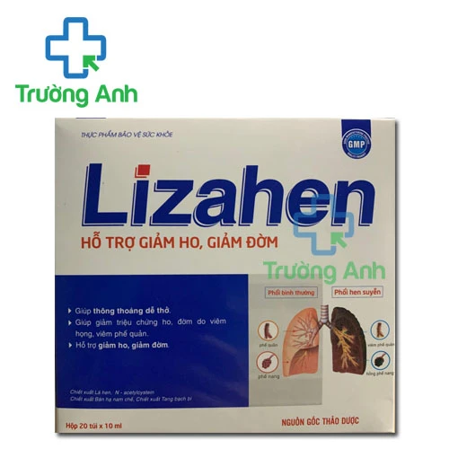 Lizahen - Thực phẩm chức năng giảm ho, giảm đờm của Medzavy