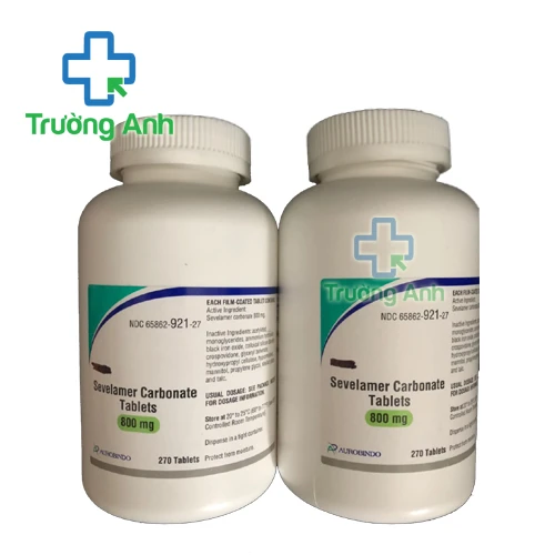 Sevelamer Carbonate 800mg - Thuốc kiểm soát phosphat huyết của Aurobindo