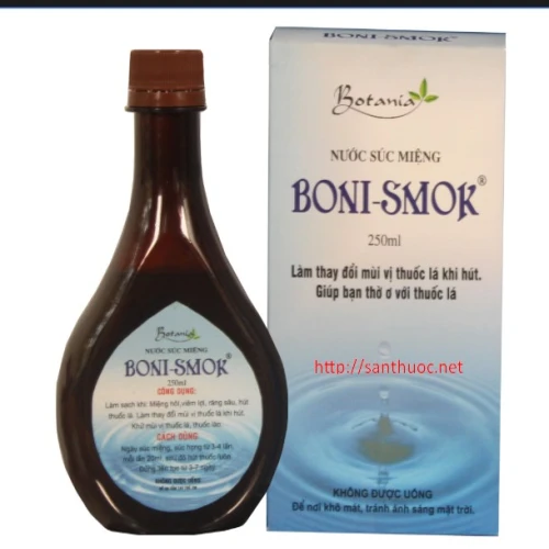 Bonismok 250ml - Nước súc miệng hiệu quả