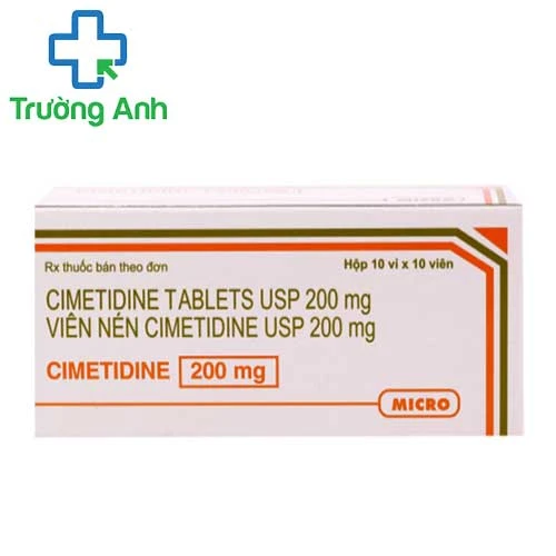 Cimetidine MKP 200mg - Thuốc điều trị viêm loét dạ dày