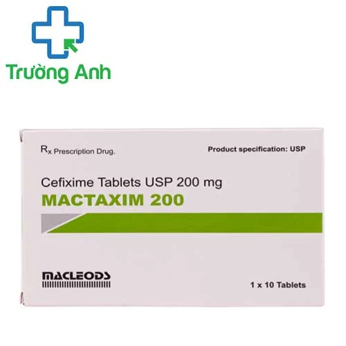 MACTAXIM 200 - Thuốc điều trị nhiễm khuẩn của Macleods