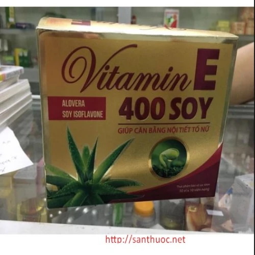 Vitamin E 400 soy Giúp tăng cường nội tiết tố nữ hiệu quả