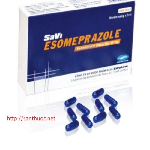 Savi Esomeprazole 20mg - Thuốc điều trị viêm loét dạ dày, tá tràng hiệu quả