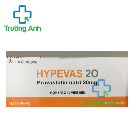 Hypevas 20 - Thuốc điều trị bệnh tim mạch hiệu quả