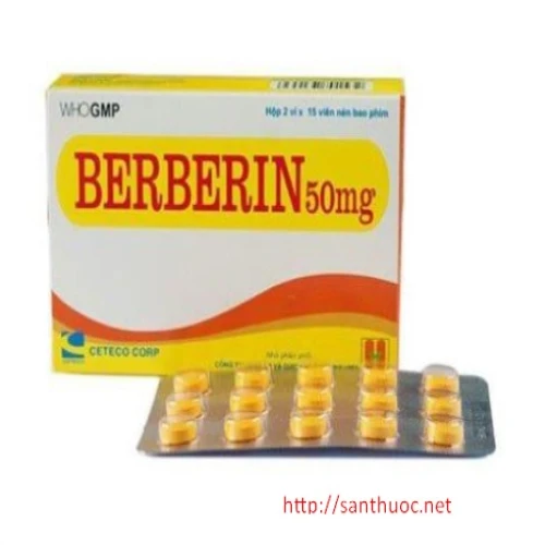 Berberin 50mg TW3 (vỉ) - Thuốc trị tiêu chảy hiệu quả