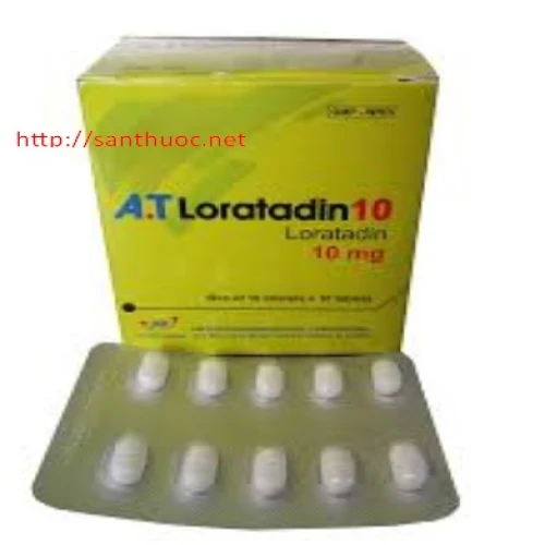 A.T Loratadin 10 mg vỉ - Thuốc điều trị dị ứng hiệu quả