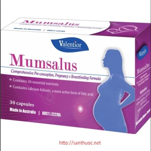 Mumsalus - Thực phẩm chức năng giúp bổ sung vitamin và khoáng chất hiệu quả