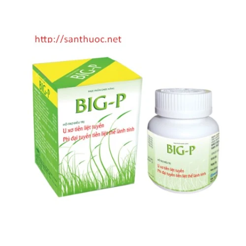 BIG-P - Giúp hỗ trợ điều trị u xơ tiền liệt tuyến hiệu quả