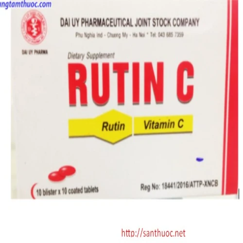 Rutin C - Giúp bổ sung vittamin C và Rutin cho cơ thể hiệu quả