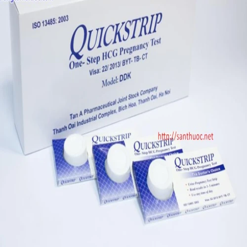 Que thử thai Quickstrip (xanh) - Que thử thai hiệu quả