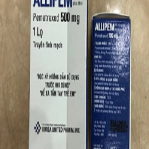 Allipem 500mg - Thuốc trị bệnh ung thư phổi hiệu quả của Korea