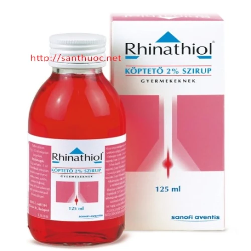 Rhinathiol 2%-5% Syr.125ml - Thuốc giúp điều trị các bệnh đường hô hấp hiệu quả