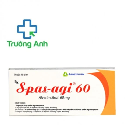 Spas-Agi 60 - Thuốc trị co thắt cơ trơn đường tiêu hóa hiệu quả