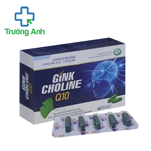 Gink Choline Q10 FOXS-USA - Hỗ trợ tăng cường lưu thông máu não