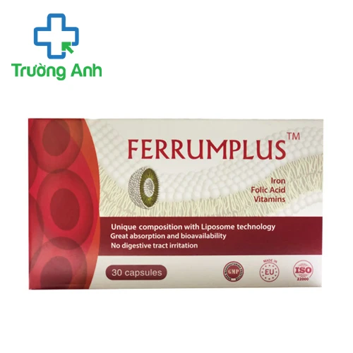 Ferrumplus - Bổ sung sắt, acid folic phòng ngừa thiếu máu