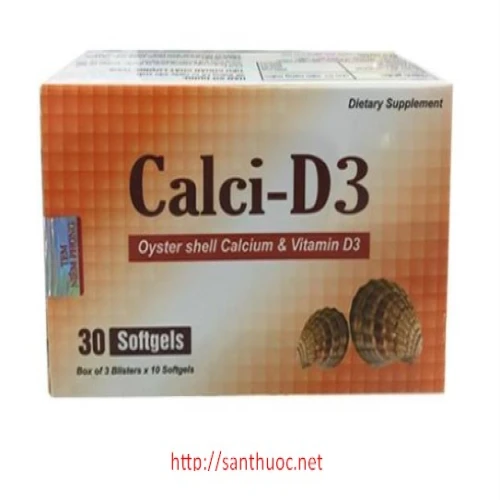 Calci - D3 - Thuốc giúp bổ sung vitami D3 cho cơ thể hiệu quả