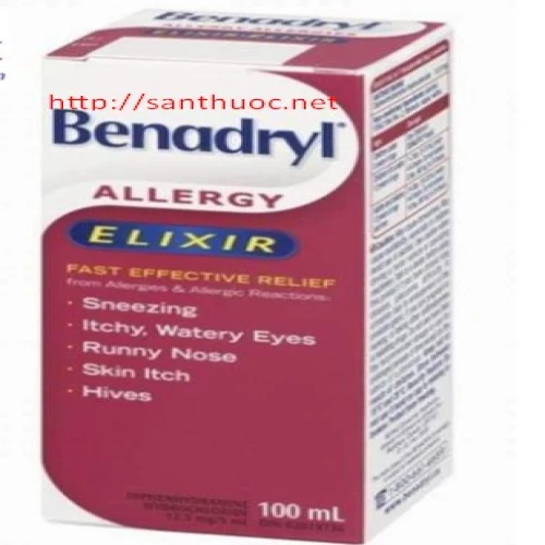 Benadryl-SR - Thuốc điều trị ho, cảm lạnh hiệu quả của Thái Lan