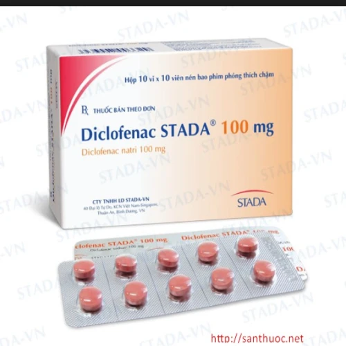  Diclofenac STADA 100mg - Thuốc điều trị viêm đau xương khớp hiệu quả