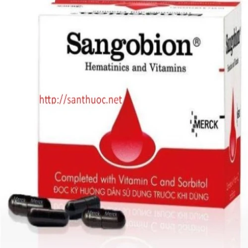 Sangobion Cap - Thuốc giúp bổ sung chất khoáng cho cơ thể hiệu quả