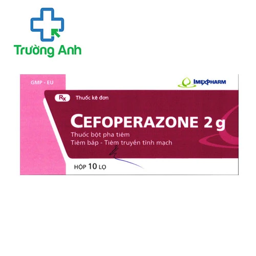 Cefoperazone 2g - Thuốc điều trị nhiễm khuẩn của Imexpharm