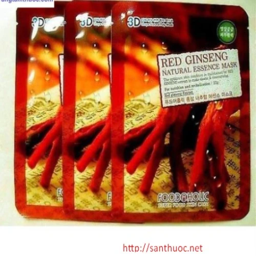 Red ginseng - Mặt nạ dưỡng da hiệu quả