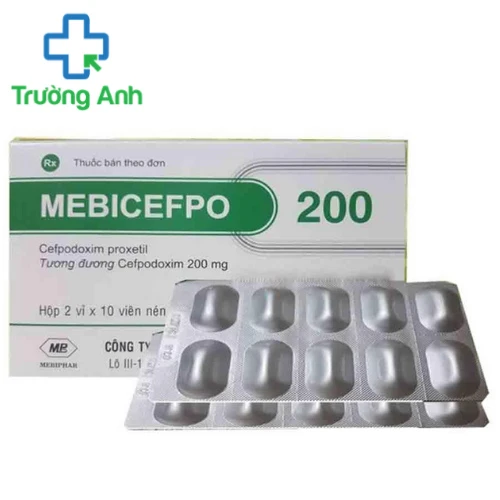 Mebicefpo 200 Mebiphar - Thuốc kháng sinh điều trị nhiễm khuẩn