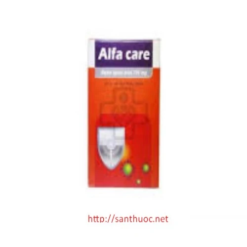 Alfa care - Thuốc chống oxi hóa hiệu quả của Ấn Độ