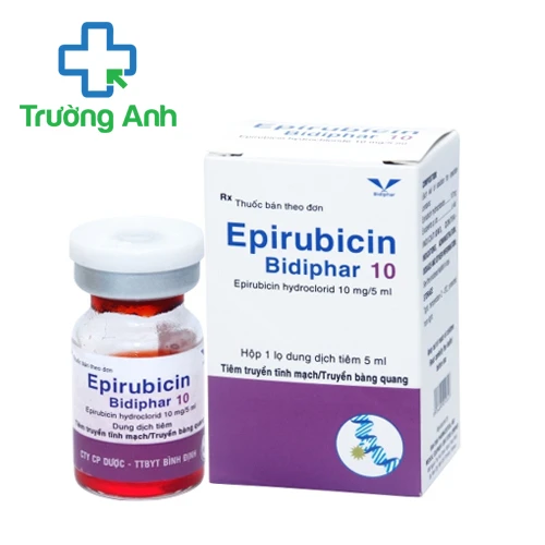 Epirubicin Bidiphar 10 - Điều trị ung thư vú, ung thư bàng quang