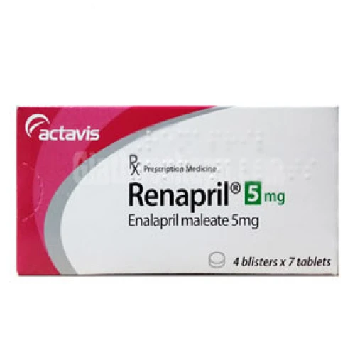 RENAPRIL 5MG - Thuốc điều trị bệnh tăng huyết áp của Bulgaria