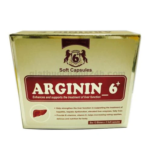 Arginin 6+ giúp tăng cường và hỗ trợ chức năng gan