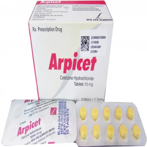 ARPICET điều trị các triệu chứng của viêm mũi dị ứng