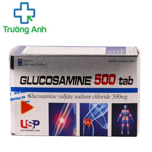 GLUCOSAMINE 500 TAB - Điều trị bệnh xương khớp của US Pharma