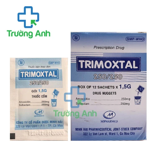 Trimoxtal 250/250 (thuốc cốm) - Điều trị nhiễm khuẩn của Mipharmco