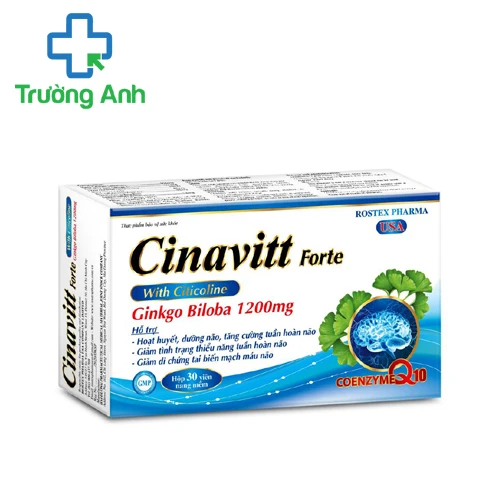 Cinavitt Forte - Thực phẩmt tăng cường tuần hoàn máu não