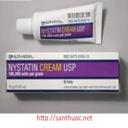 Nystatin Cream USP 15g Alpharma - Thuốc điều trị nhiễm nấm âm đạo hiệu quả